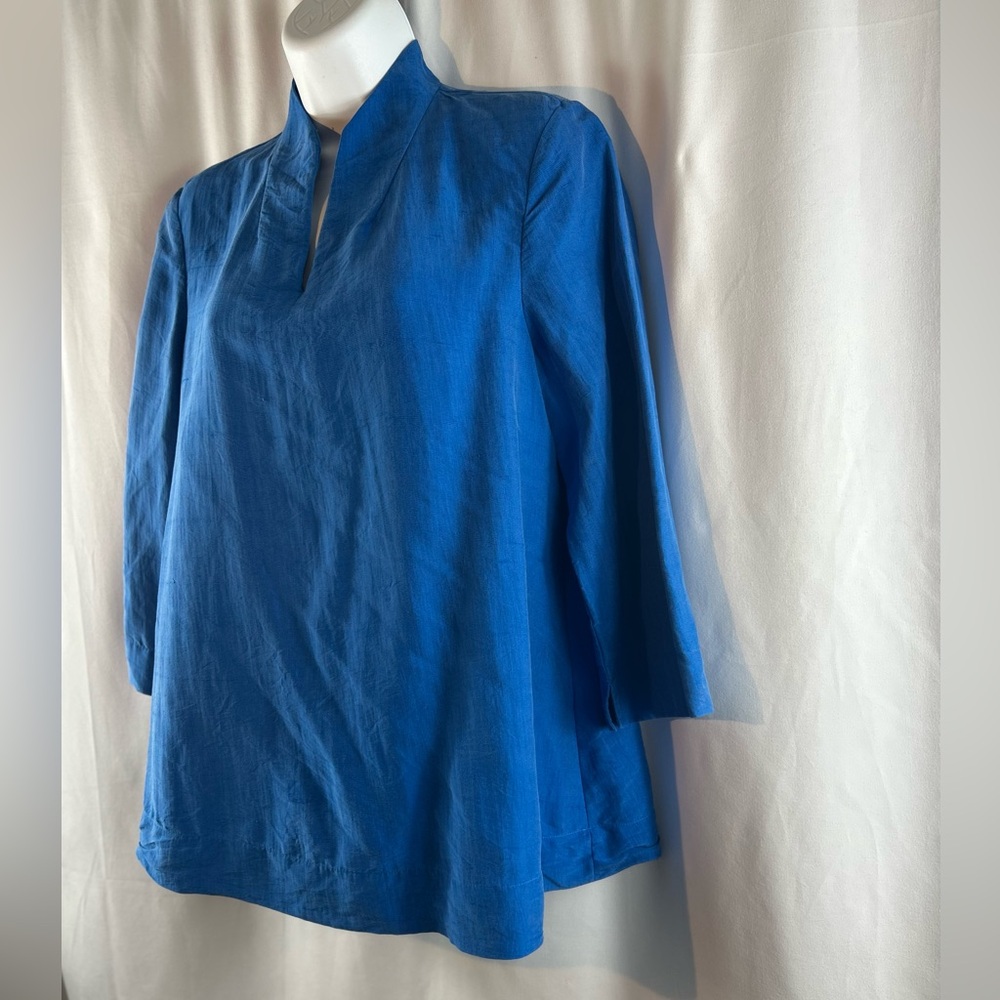 Eileen Fisher Silk long sleeve top SP